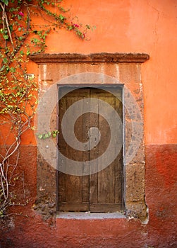 Door in San Miguel de Allende, Mexico photo
