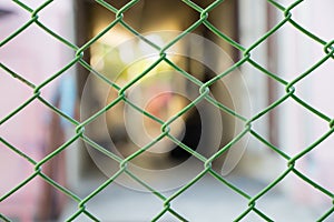 The door Steel wire fence