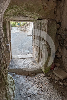 The door to the Cave of Rabbi Yehuda Hanassi at Bet She`arim in Kiryat Tivon..