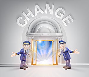 Door to Change and Doormen