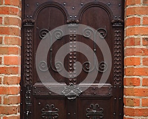 A door to a church, Western Poland