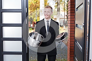 Door to door salesman