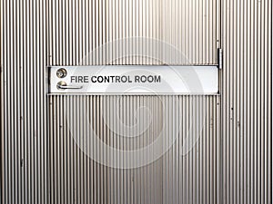 Door to Fire Control Room