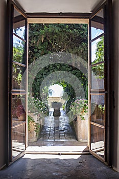 Door to the garden