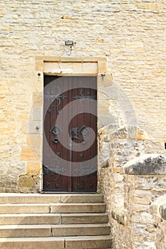 Door to palace of Kokorin castle