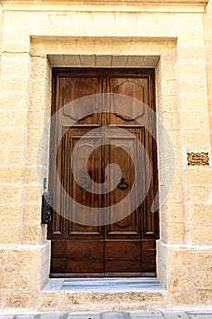 The door to St.Peter's Manastery photo