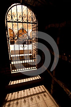 Door to wine cellar