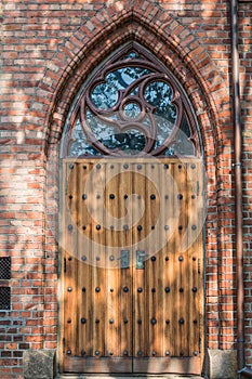 Door of Tonsberg Cathedral - Norway