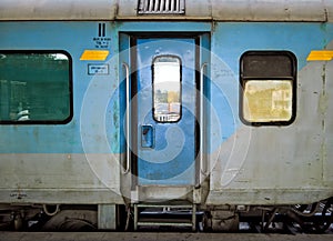 Door of Train Car