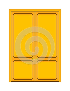 Door vector illustration.
