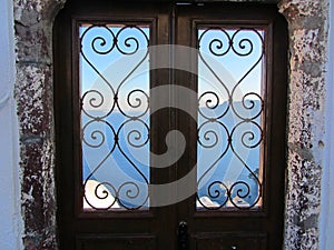 Door with a view, Santorini