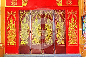 Door In Wat Phra That Doi Suthep, Chiang Mai, Thailand