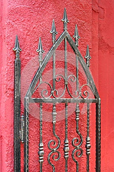 Door of wrought iron