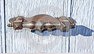 Doorknocker on allwood door