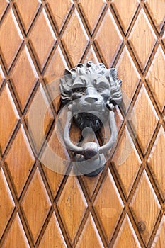 Doorknocker in Siena, Italy