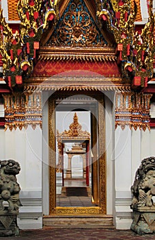 Doors in doors at Wat Pho