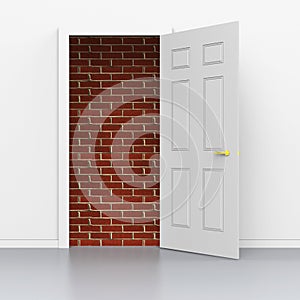 Doors Doorway Shows Overcome Problems And Barrier