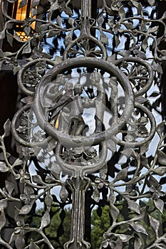 The doors of the Main Tower at the Washington National Cathedral