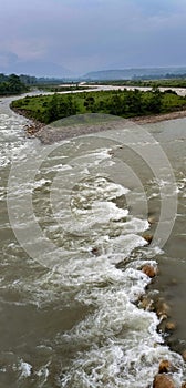 River in Mansoon