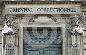 Doors of Paris criminal court
