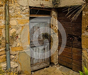 Doors in Poffabro, North East Italy