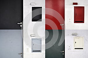 Doors and post boxes