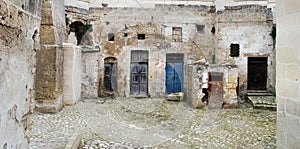 Doors in the Sassi in Matera photo