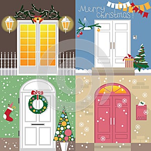 Doors to Christmas holiday