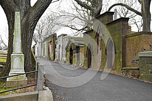 Doors to a crypts