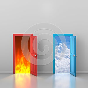 Doors to heaven and hell