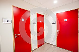 Doors from toilets