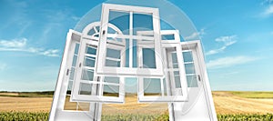 Doors and windows catalogue, landscape