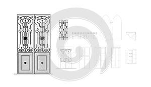Doors and Windows Detail Drawing