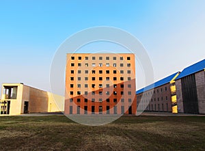 The monumental cemetery of Modena, Italy, designed by Aldo Rossi Architect photo