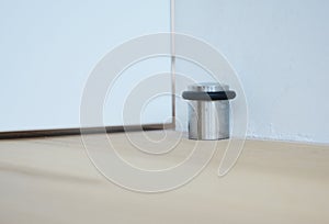 A doorstop also door stopper, door stop is an object or device used to hold a door open or closed, or to prevent a door from photo
