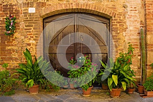 Doorway in Buonconvento