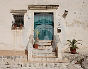 Doorway in Caveoso Sassi photo