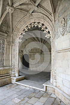 Doorway in Monastery in Portugal.