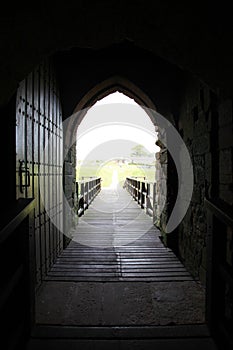 Doorway of Scottish castle