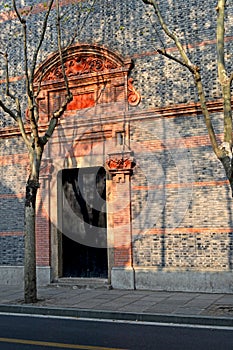Doorway to Communist Party Museum Shanghai, China  