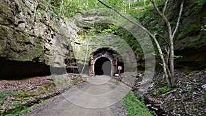 Doorway into the Wilton Tunnel photo
