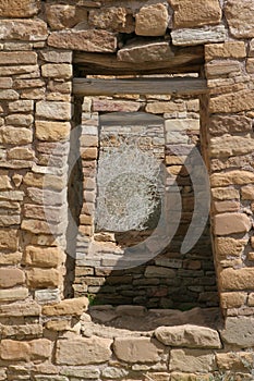 Doorways in ancient Native American village