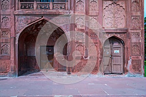 Doorways in the Red Fort, Old Delhi