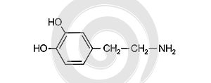 dopamine chemical formula