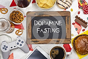 Dopamine fasting background