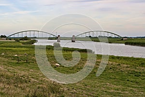 Doppelbogen Bridge at the River Eider