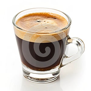 Doppio isolated on white background