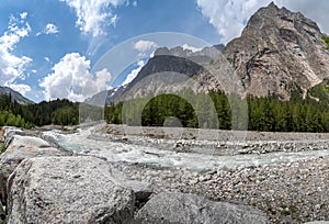 Dora Val Veny - Courmayeur - Valle d`Aosta - Italy