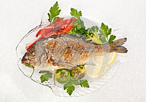 Dorado fish with Fresh Thyme