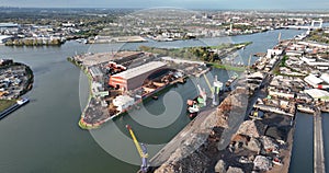 Dordrecht, 26th of October 2022, The Netherlands. Jansen Recycling. Ferrous and non-ferrous metals recycling disassembly